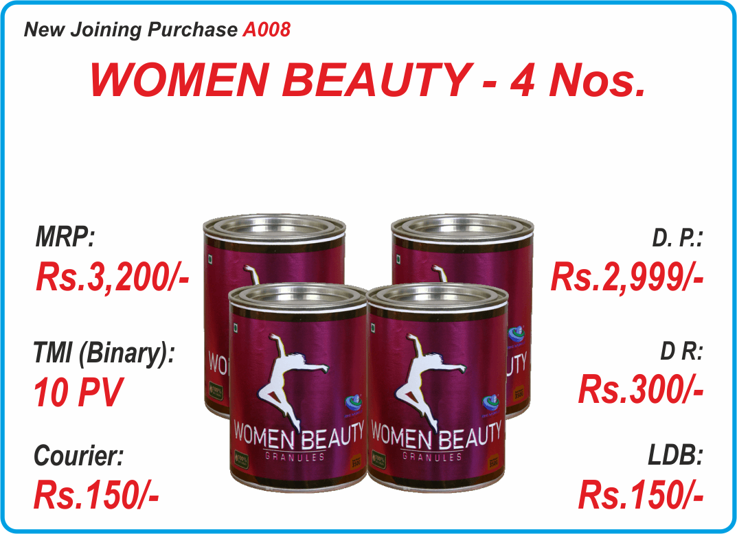 WOMEN BEAUTY - 4 Nos.